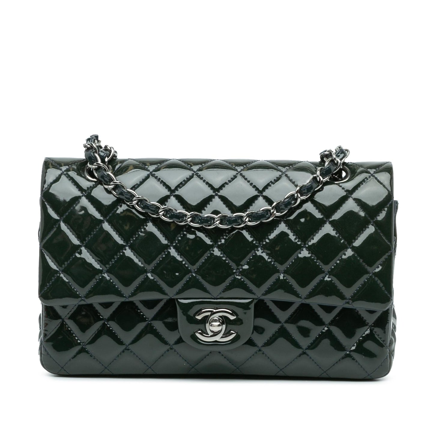 Chanel Medium Classic Patent Double Flap