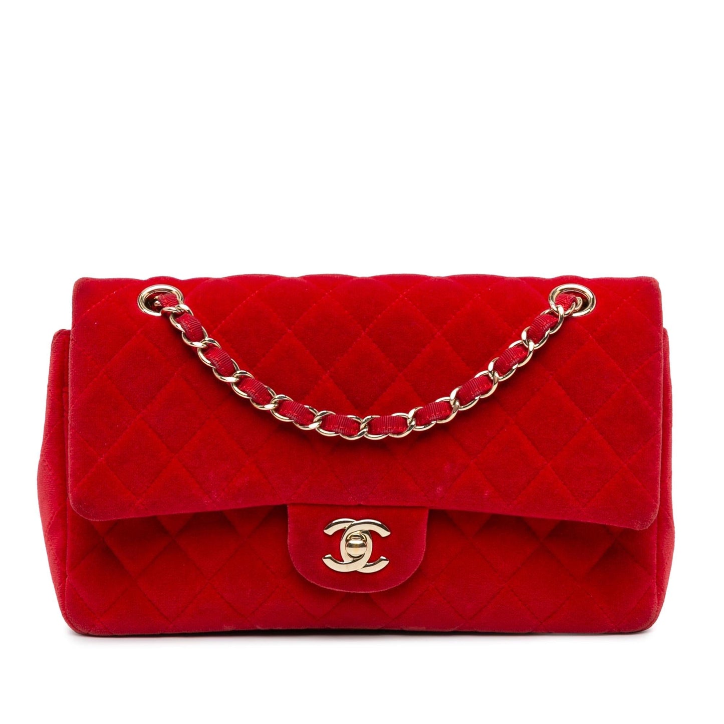 Chanel Medium Classic Velvet Double Flap
