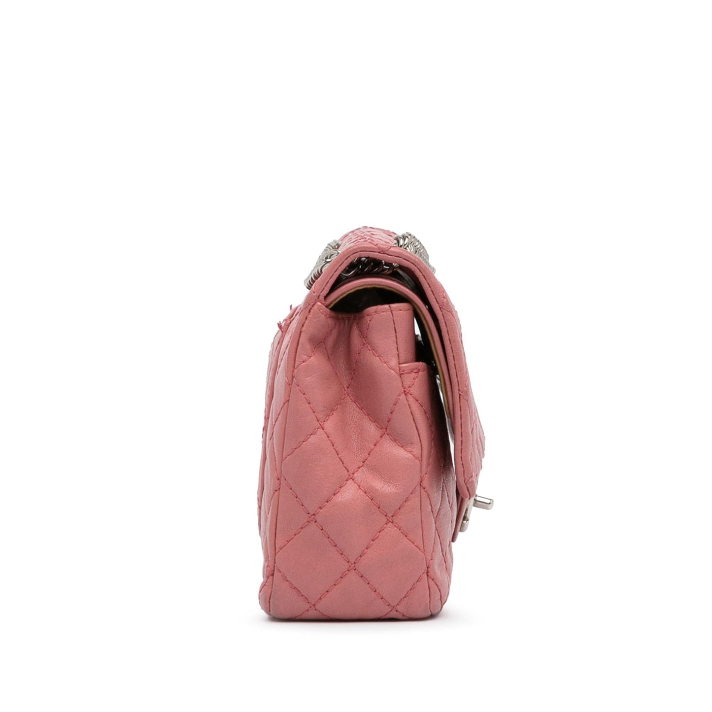Chanel Medium Classic Washed Lambskin Bijoux Chain Double Flap (SHG-lfETi1) Shoulder Bag