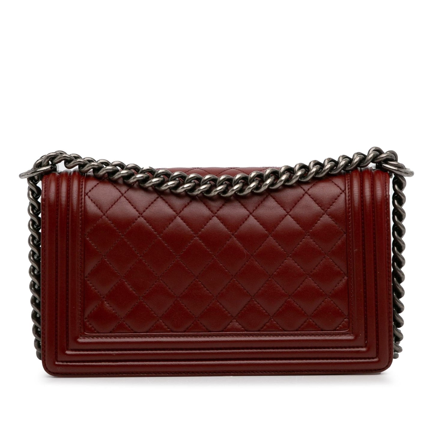 Chanel Medium Lambskin Boy Flap (SHG-rwJIri) Crossbody