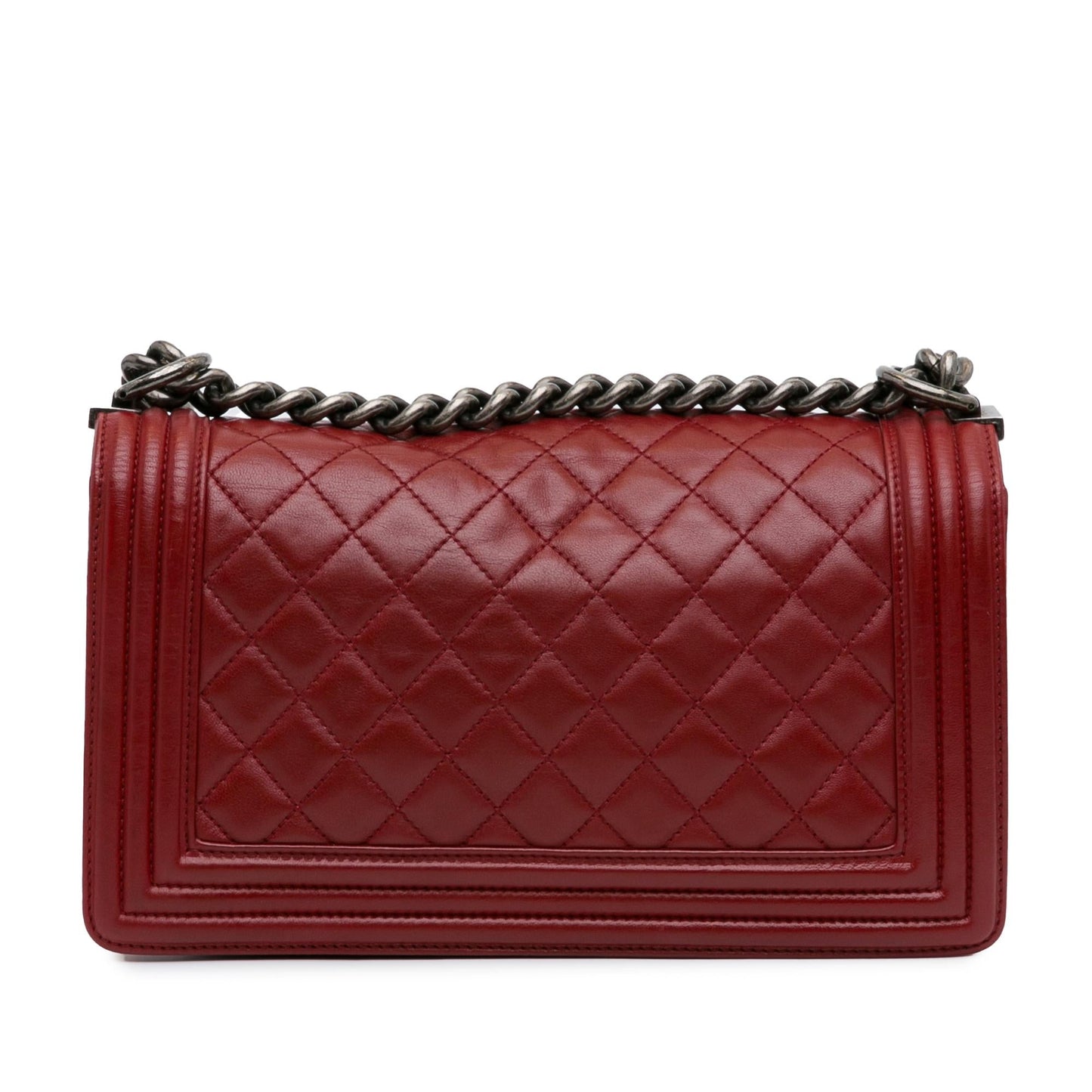 Chanel Medium Lambskin Boy Flap (SHG-29gpyo) Crossbody