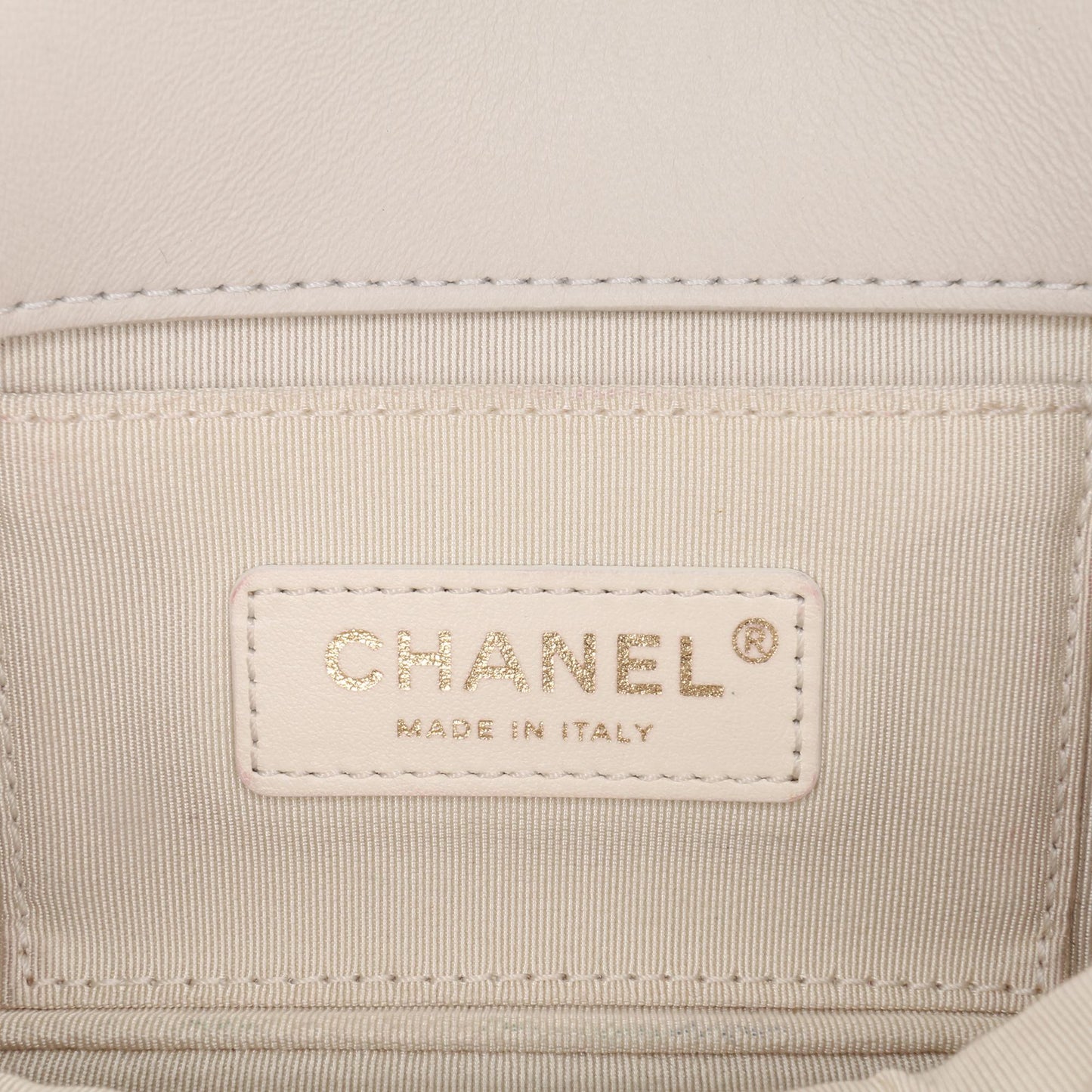 Chanel Medium Lambskin Twist Chain Enamel CC Flap
