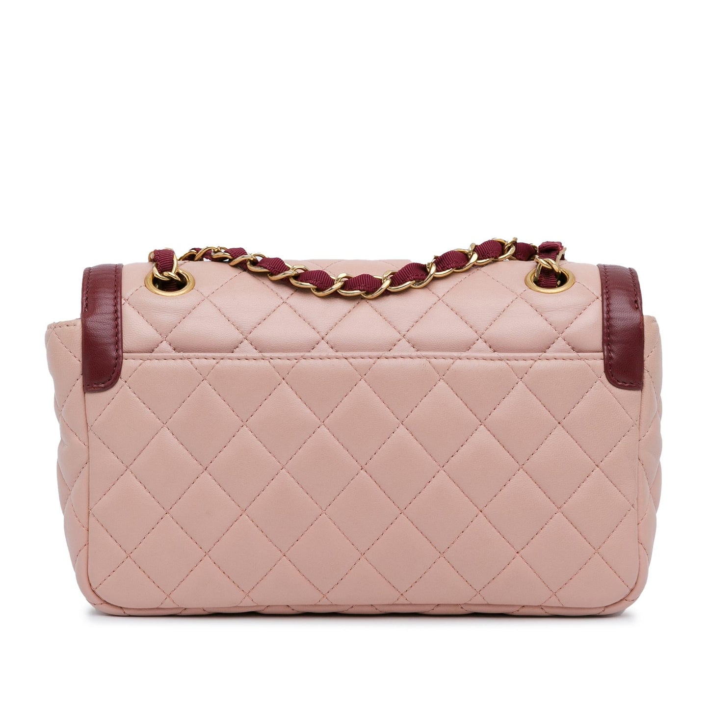 Chanel Medium Lambskin Two Tone Day Flap (SHG-lSZu9P) Shoulder Bag
