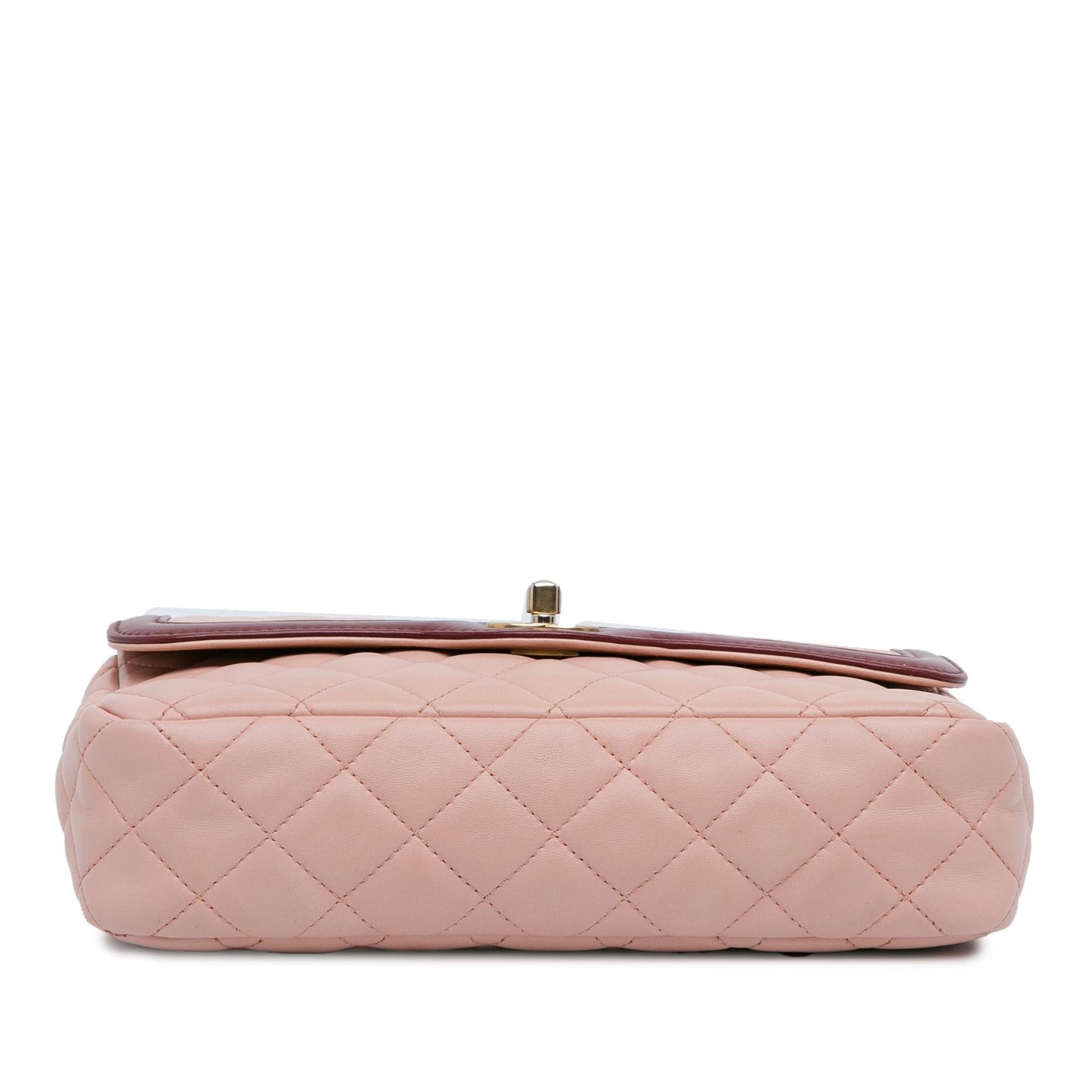 Chanel Medium Lambskin Two Tone Day Flap (SHG-lSZu9P) Shoulder Bag