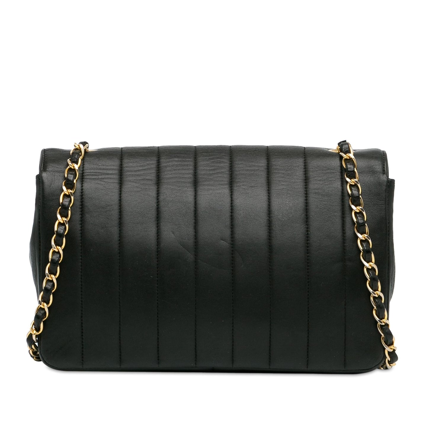 Chanel Medium Lambskin Vertical Border Flap (SHG-9mygPC) Crossbody