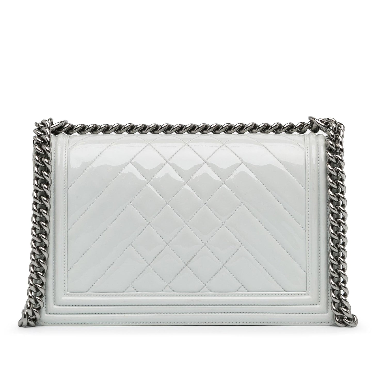 Chanel Medium Patent Boy Flap (SHG-C0XBaJ)