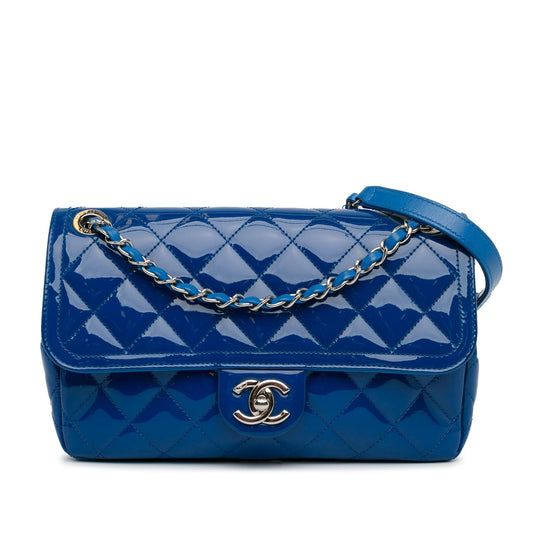 Chanel Medium Patent Coco Shine Flap (SHG-Aqx4H2) Crossbody