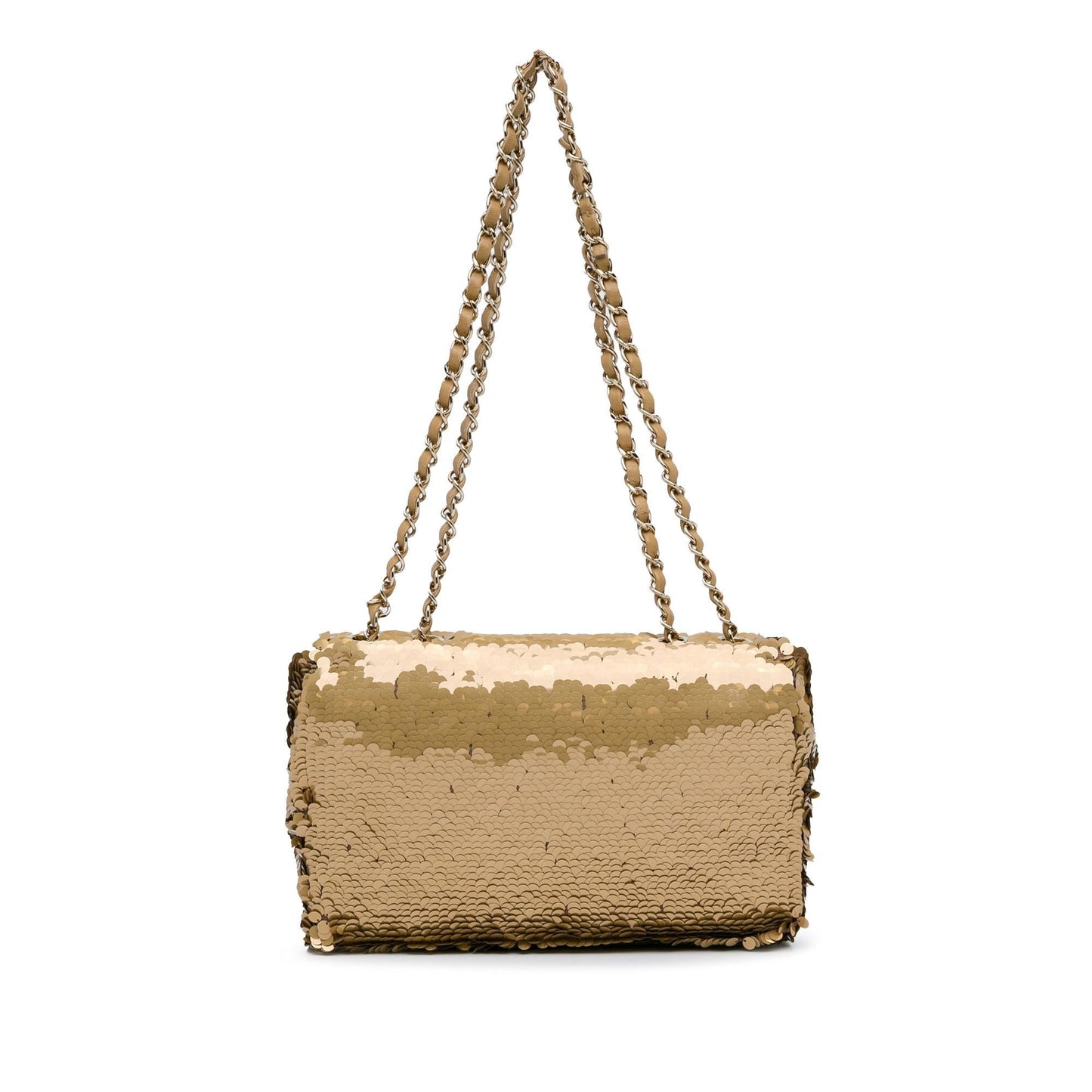 Chanel Medium Sequins Single Flap (SHG-dGE3Qe) Shoulder Bag