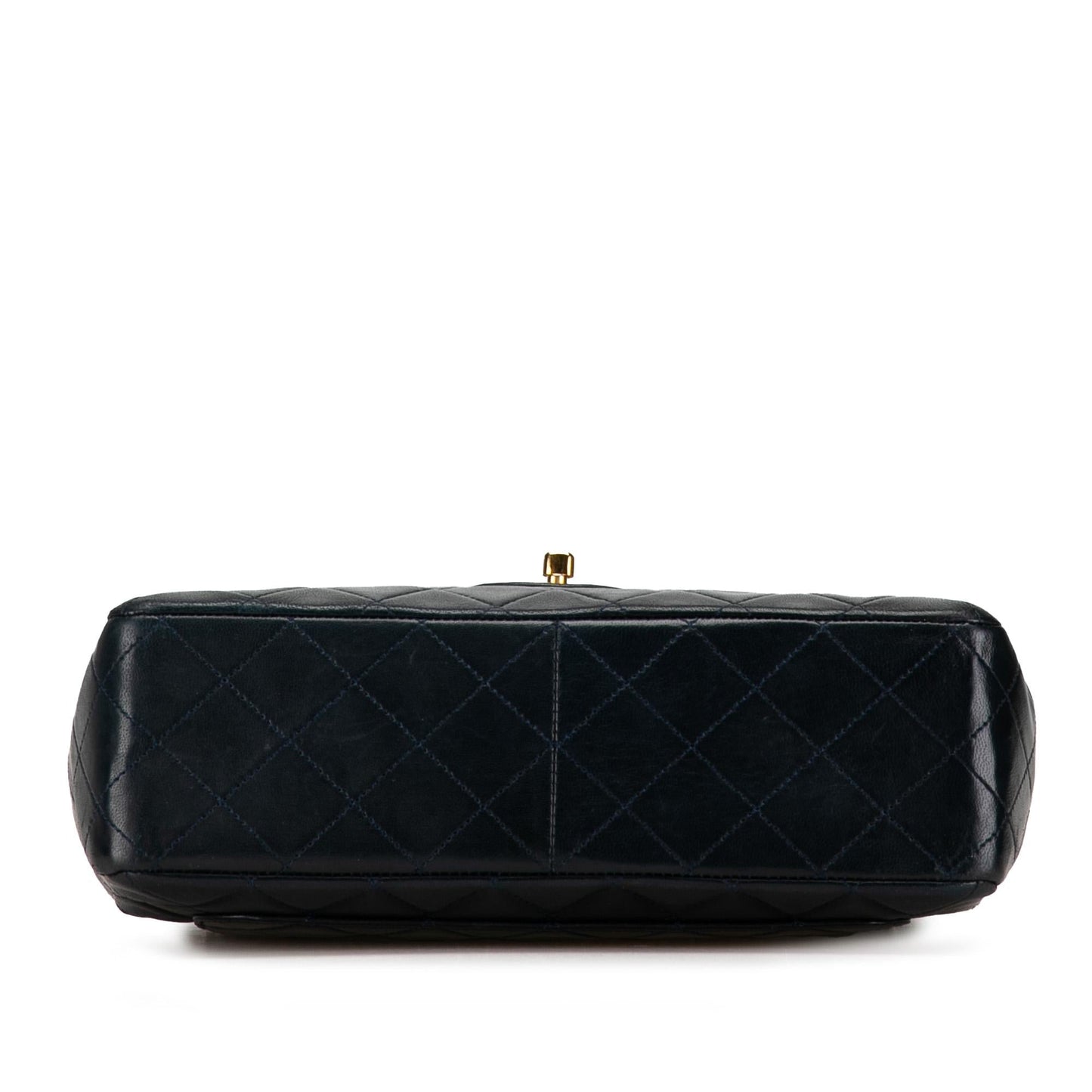 Chanel Medium Tall Classic Lambskin Double Flap (SHG-GtveFH) Shoulder Bag