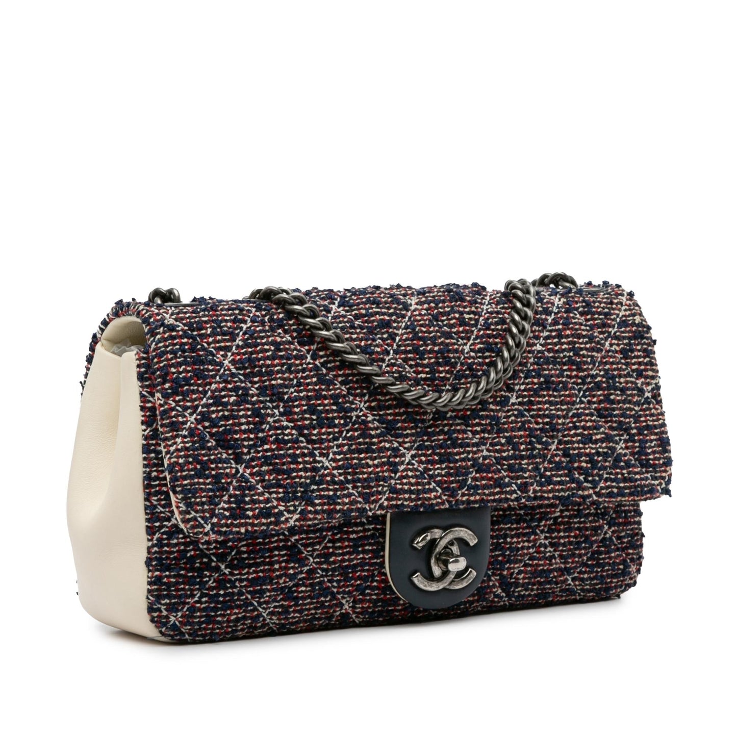 Chanel Medium Tweed Single Flap (SHG-2oV8gp) Crossbody