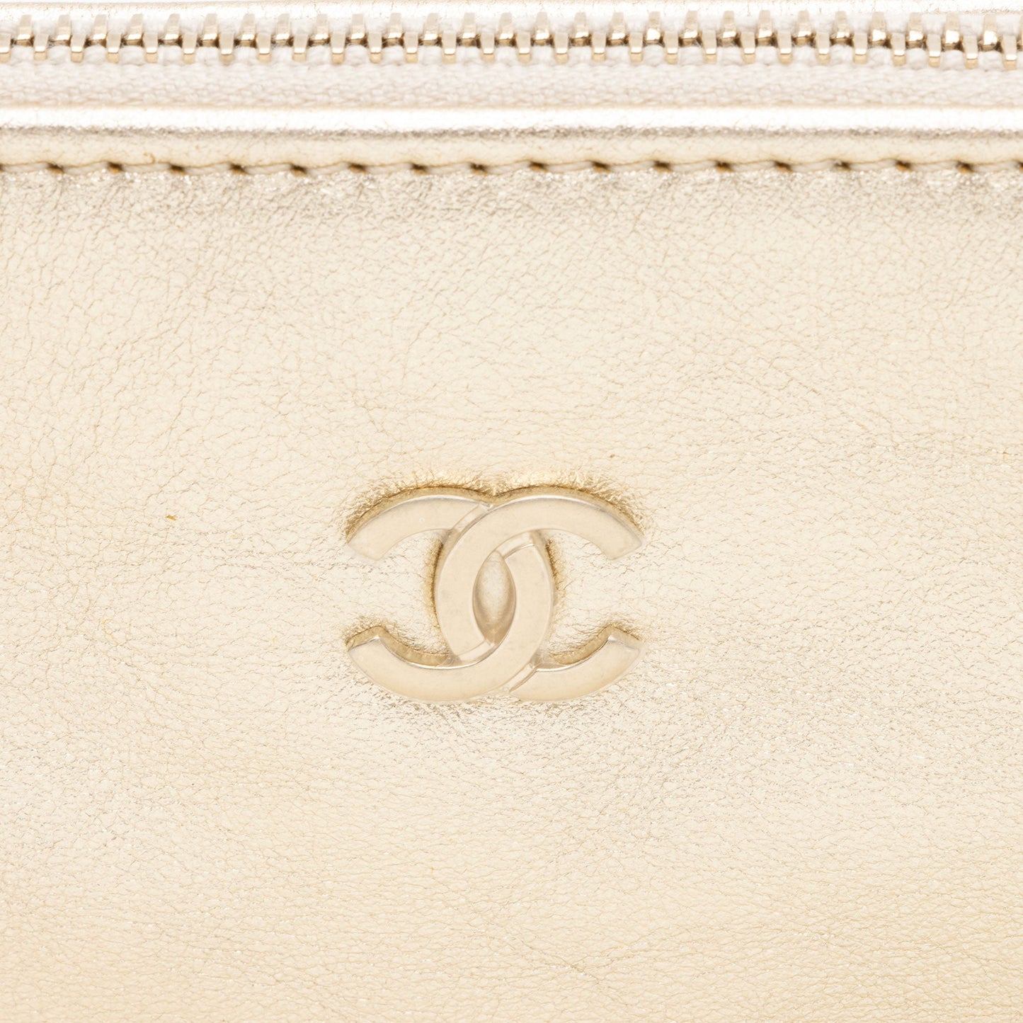 Chanel Metallic Calfskin Chanel 22 Pochette