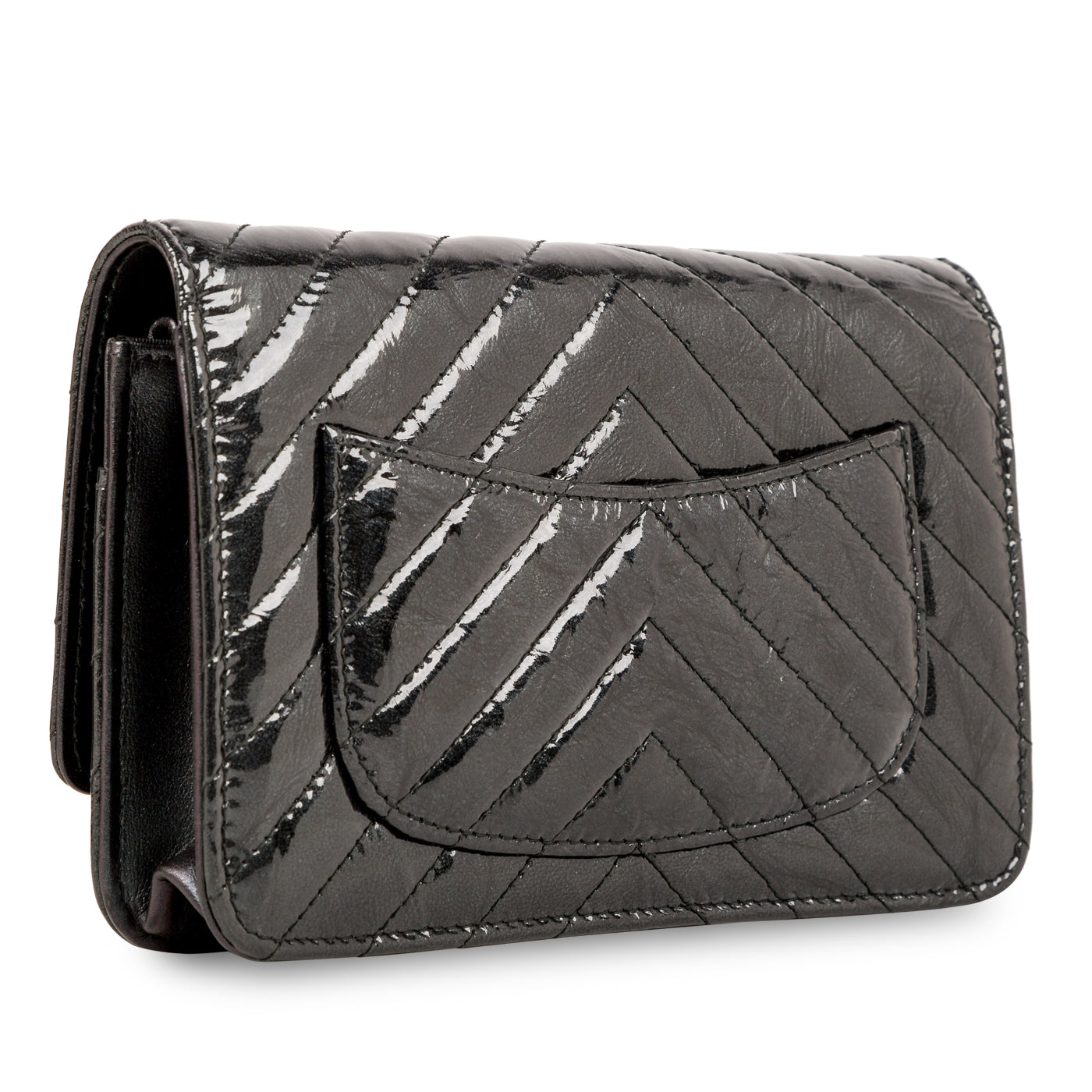 Chanel So Black Wallet on Chain - Patent
