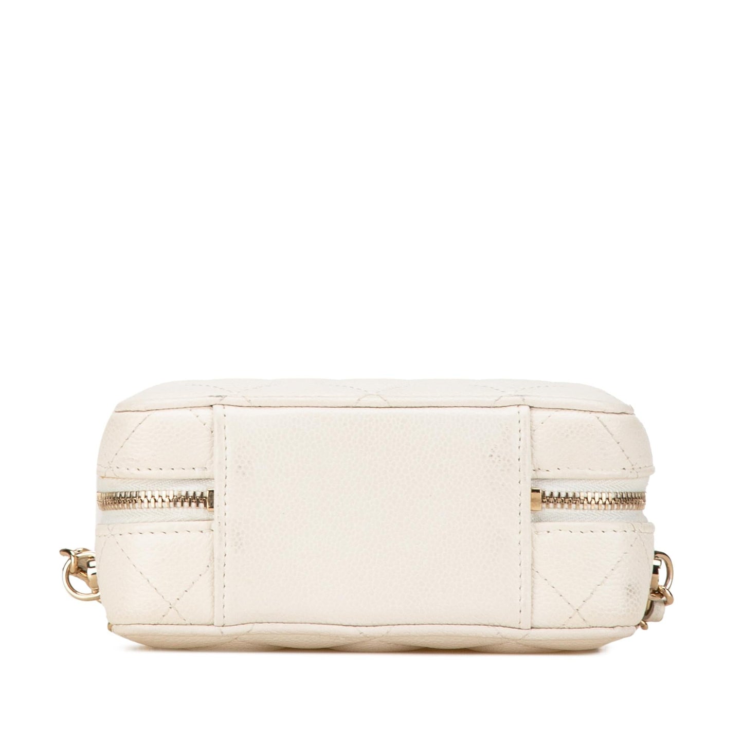 Chanel Mini CC Caviar Top Handle Vanity Case (SHG-OVqtf0)