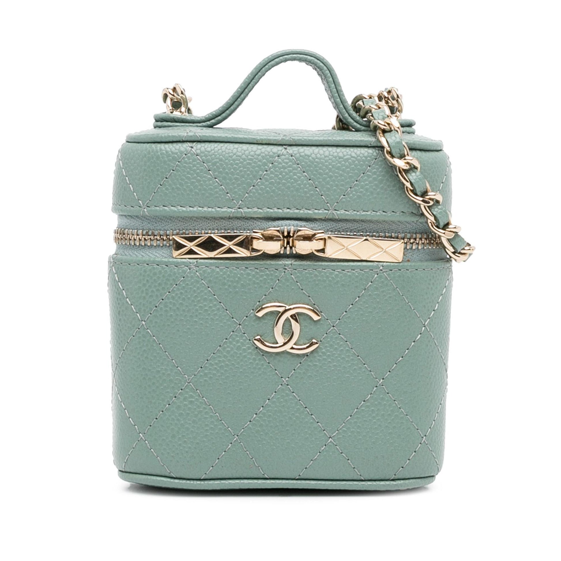 Chanel Mini CC Caviar Vanity Case (SHG-qR02JH) Handbag