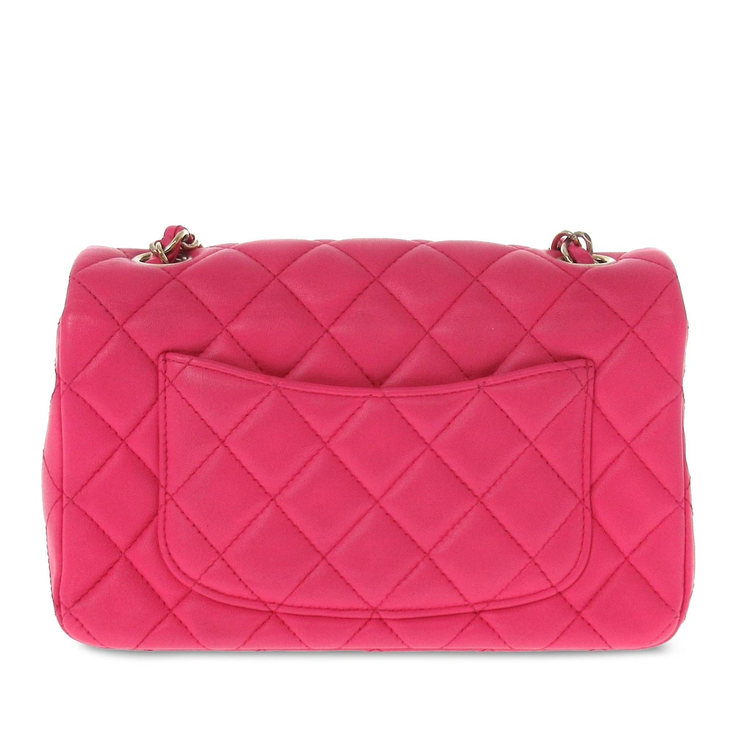 Chanel Mini Classic Lambskin Rectangular Single Flap (SHG-xTQk8y)