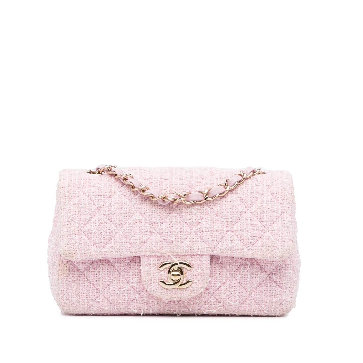 Chanel Mini Classic Rectangular Tweed Flap for women - Luxury Designer Bag USA