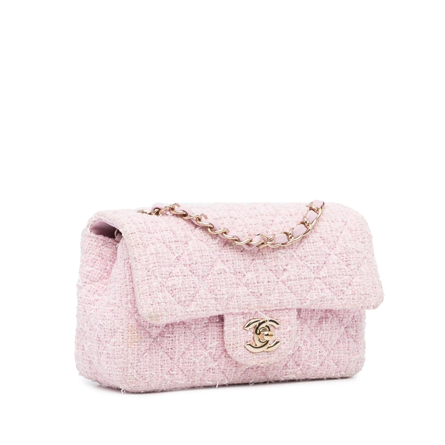 Chanel Mini Classic Rectangular Tweed Flap for women - Luxury Designer Bag USA