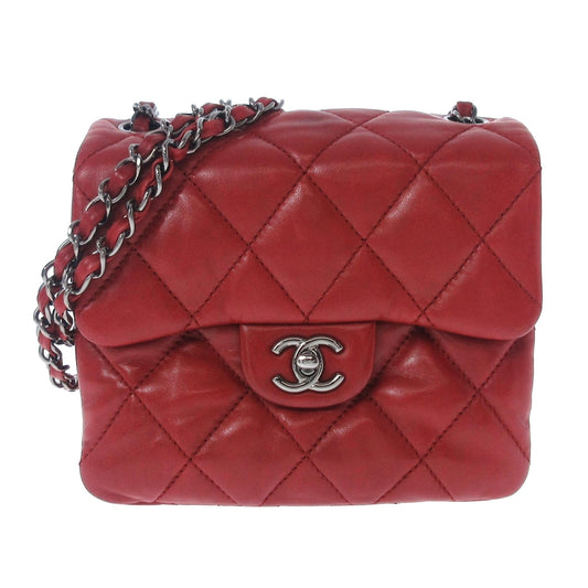 Chanel Mini Lambskin 3 Flap (SHG-5PtZnC) Crossbody