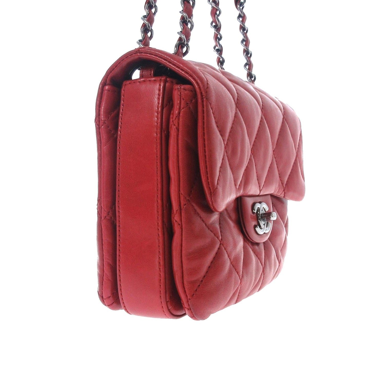 Chanel Mini Lambskin 3 Flap (SHG-5PtZnC) Crossbody
