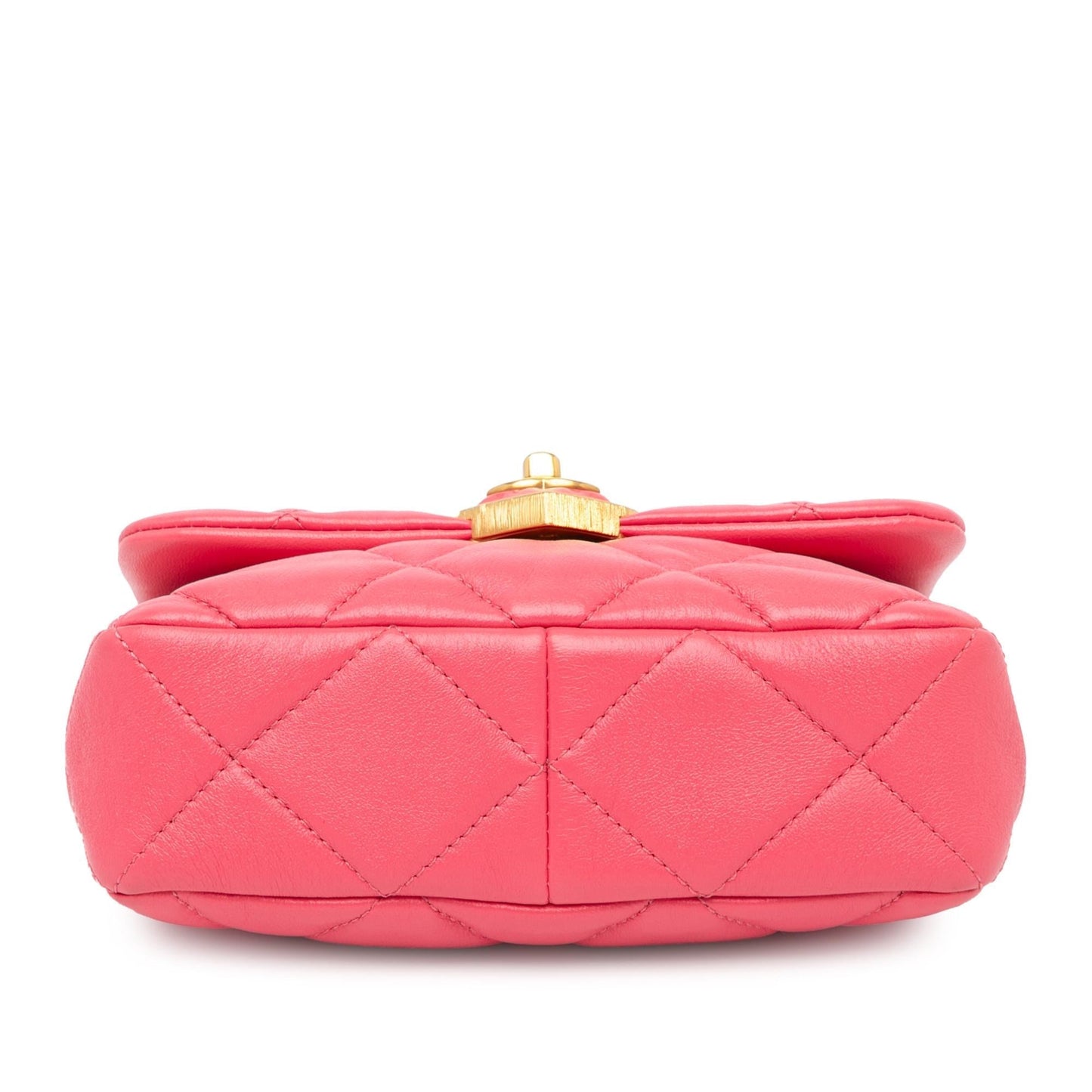 Chanel Mini Quilted Lambskin Plexiglass Coco Love Flap (SHG-jg1Sc6)
