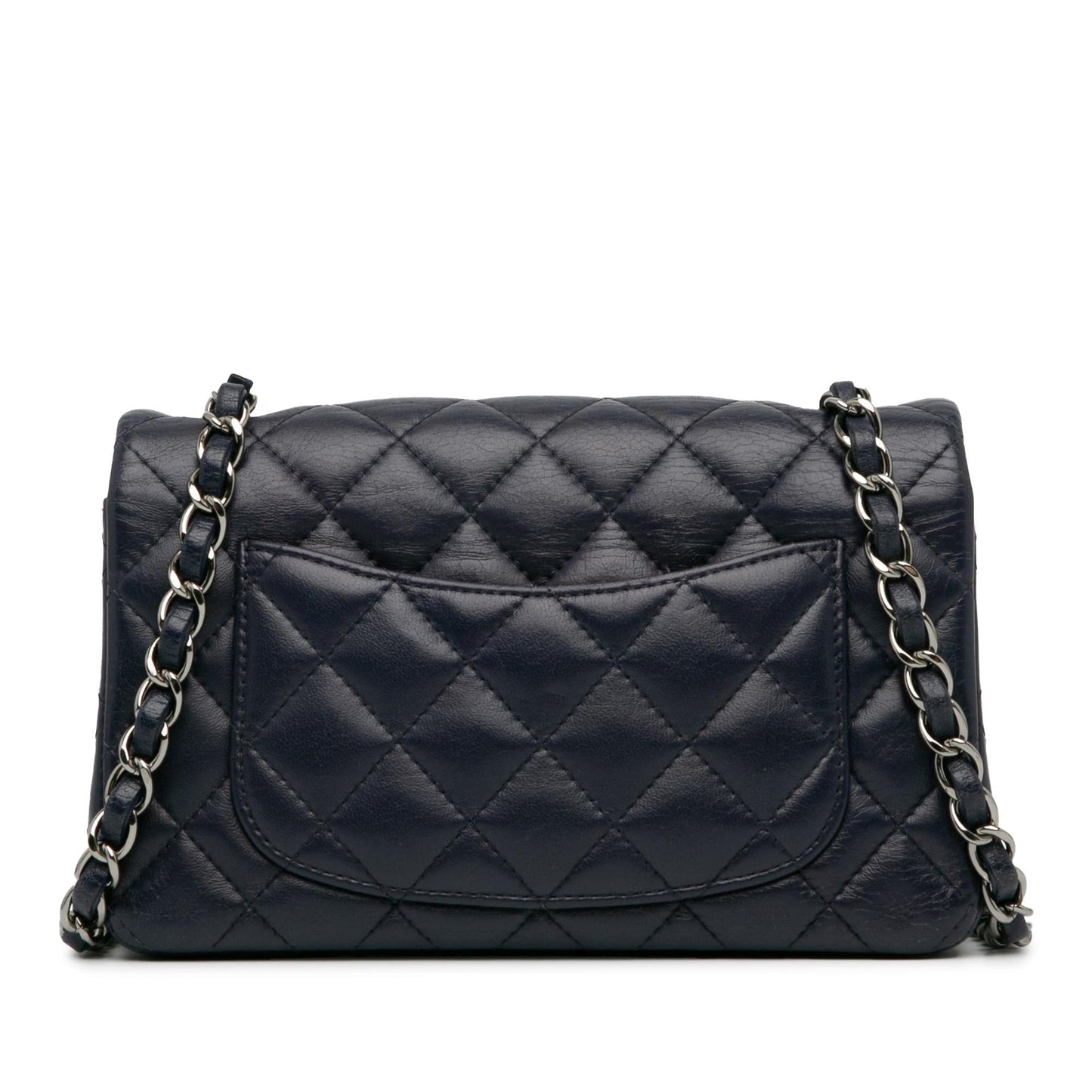 Chanel Mini Rectangular Classic Lambskin Single Flap (SHG-VhXRd6) Crossbody
