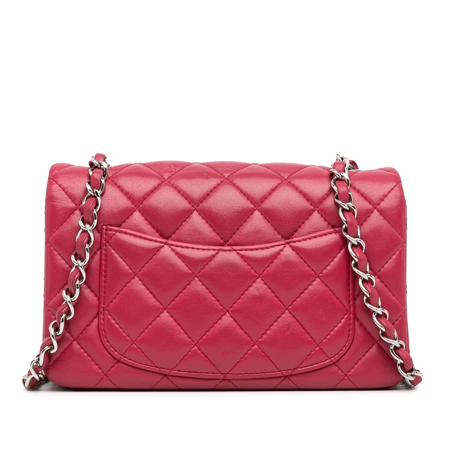 Chanel Mini Rectangular Classic Lambskin Single Flap (SHG-f674v3) Crossbody