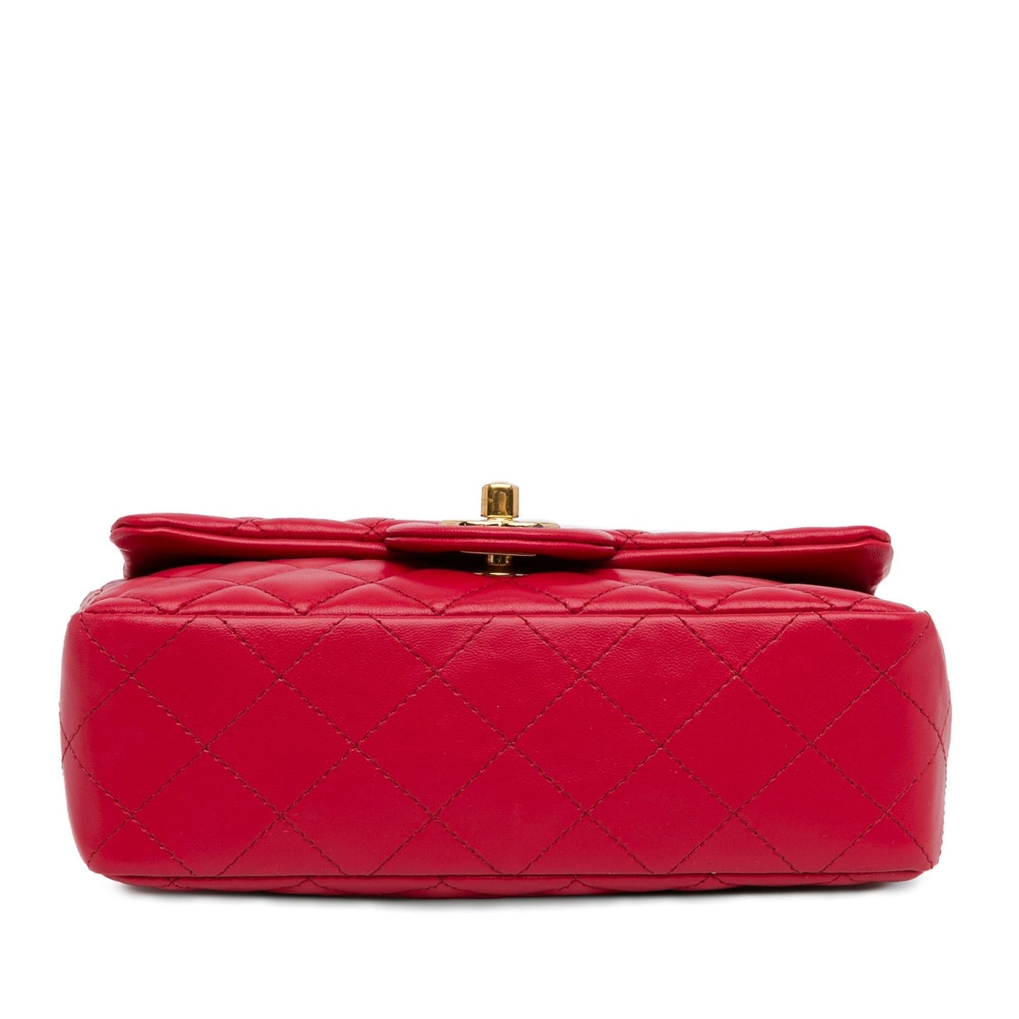 Chanel Mini Rectangular Classic Lambskin Single Flap (SHG-NLXfA6)