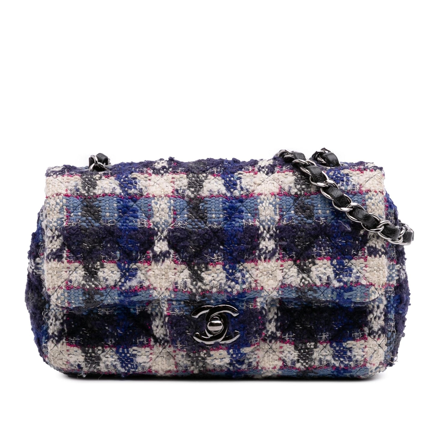 Chanel Mini Rectangular Classic Tweed Single Flap