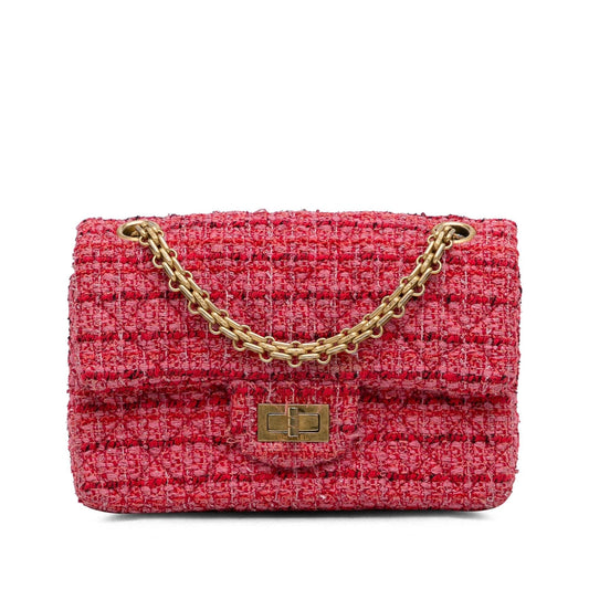 Chanel Mini Rectangular Tweed Reissue Single Flap (SHG-gJDjoh) Crossbody