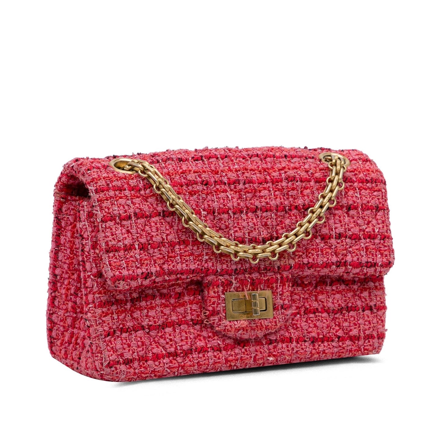 Chanel Mini Rectangular Tweed Reissue Single Flap (SHG-gJDjoh) Crossbody