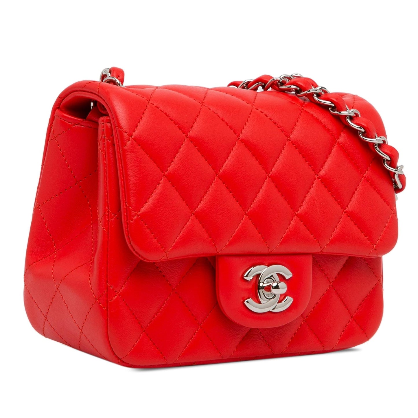 Chanel Mini Square Classic Lambskin Single Flap