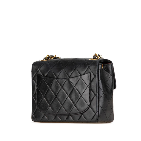 Chanel Mini Square Classic Lambskin Single Flap Crossbody
