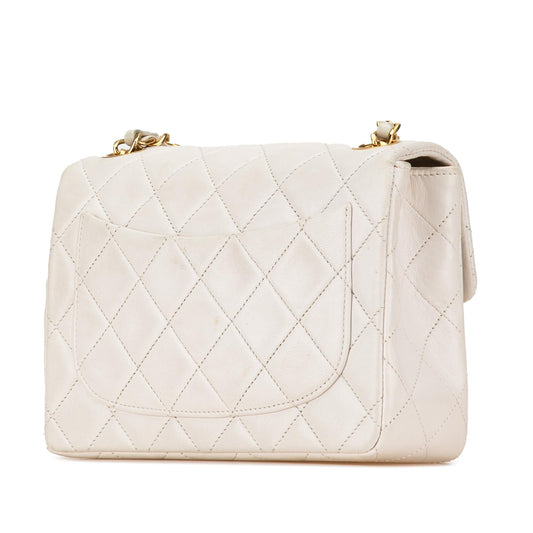 Chanel Mini Square Classic Lambskin Single Flap Crossbody