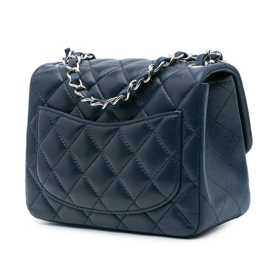 Chanel Mini Square Classic Lambskin Single Flap Crossbody