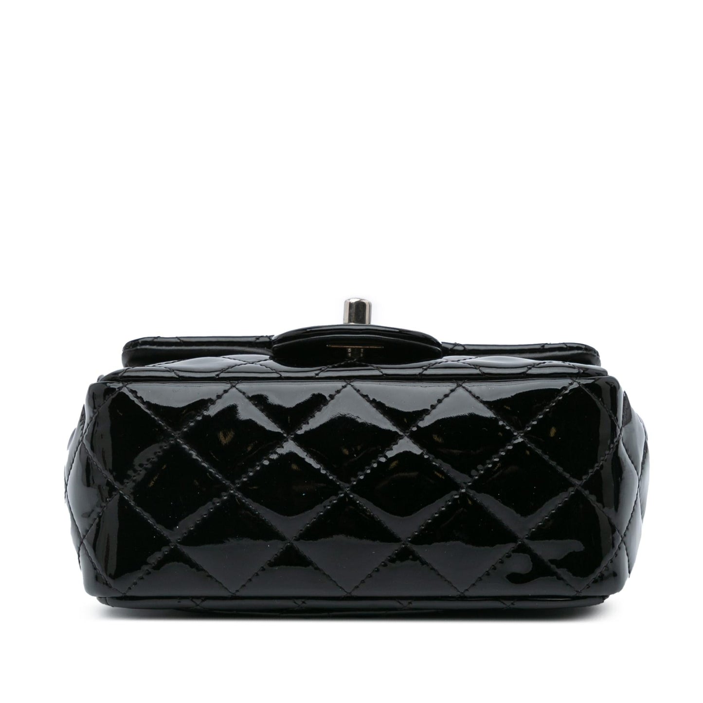 Chanel Mini Square Classic Patent Single Flap Crossbody