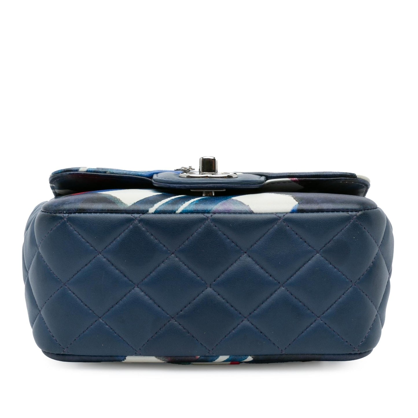 Chanel Mini Square Classic Printed Lambskin Airlines Flap Crossbody