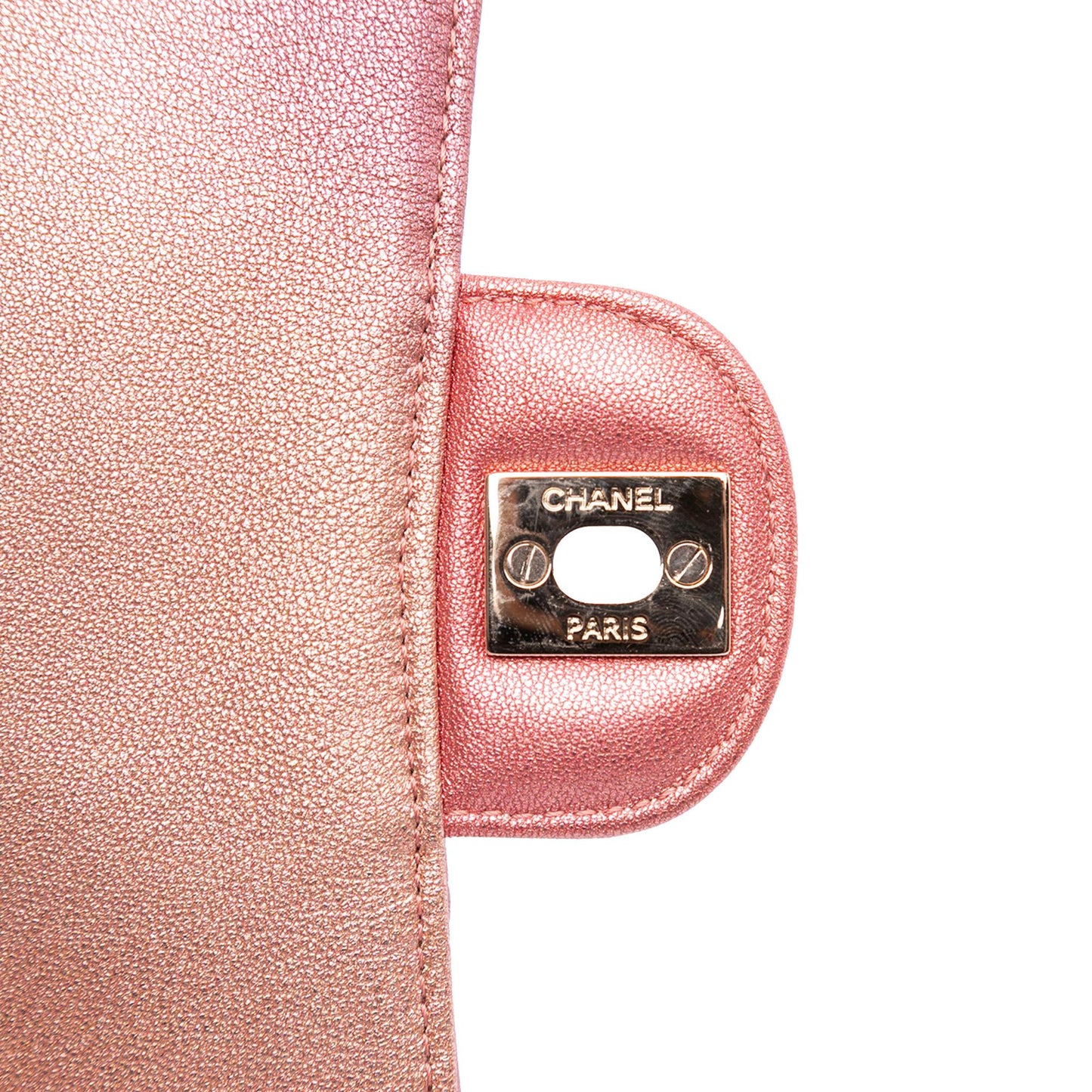 Chanel Mini Square Iridescent Calfskin Flap