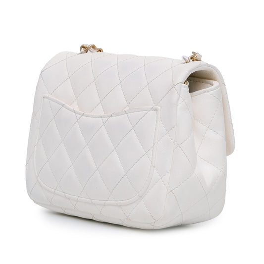 Chanel Mini Square Lambskin Romance Single Flap Crossbody