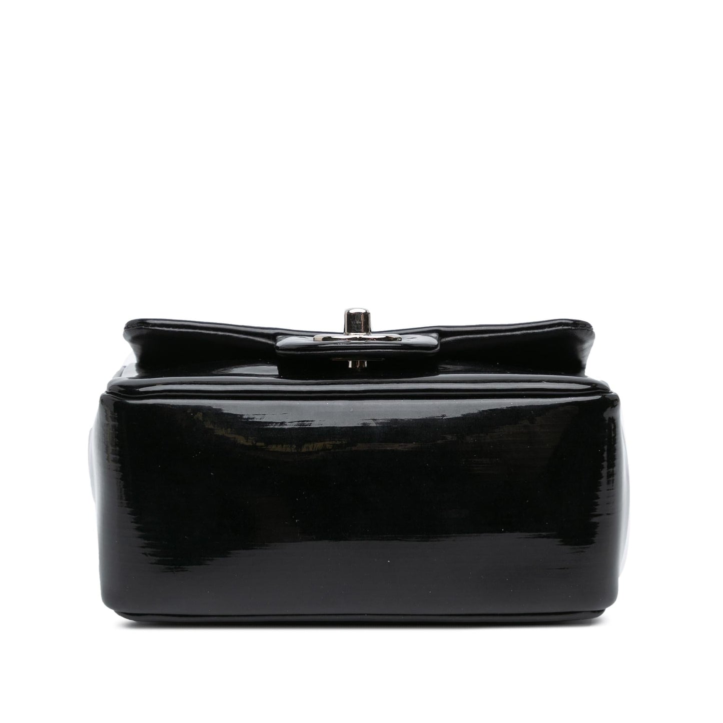 Chanel Mini Square Patent Single Flap Crossbody