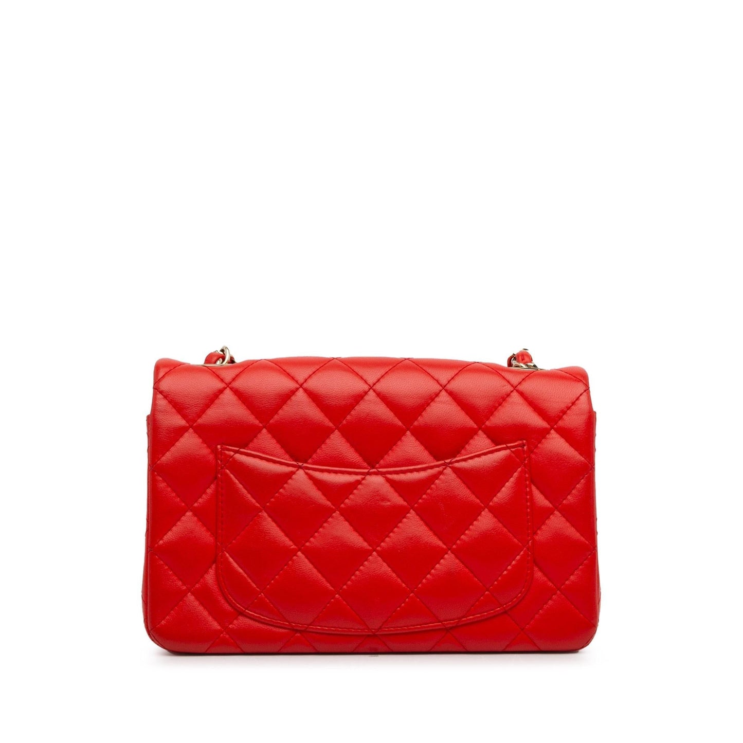 Chanel New Mini Classic Lambskin Single Flap (SHG-GUsaZG)