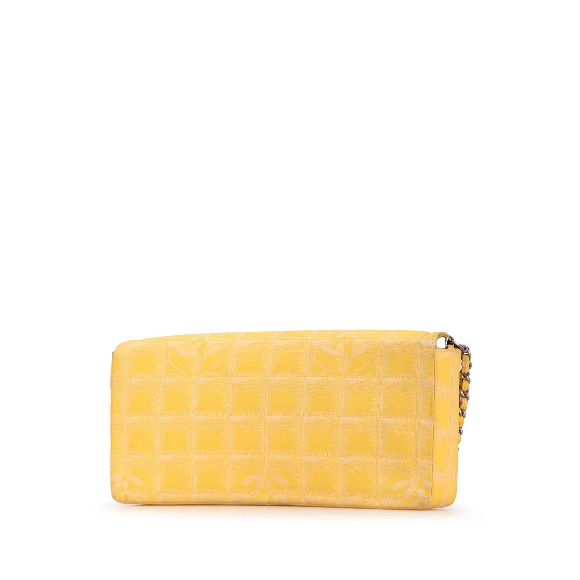 Chanel New Travel Line Nylon East West Flap Shoulder Bag