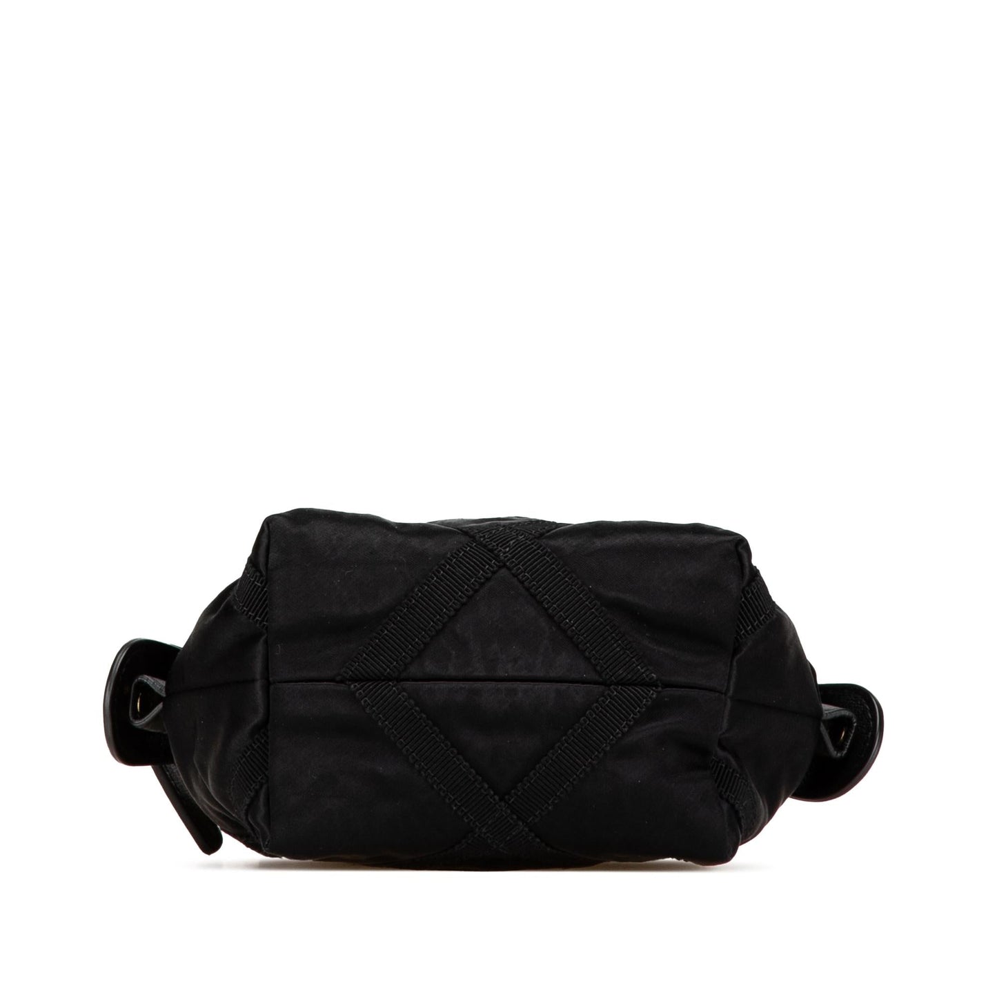 Chanel Nylon Grosgrain Lifestyle Clutch with Chain