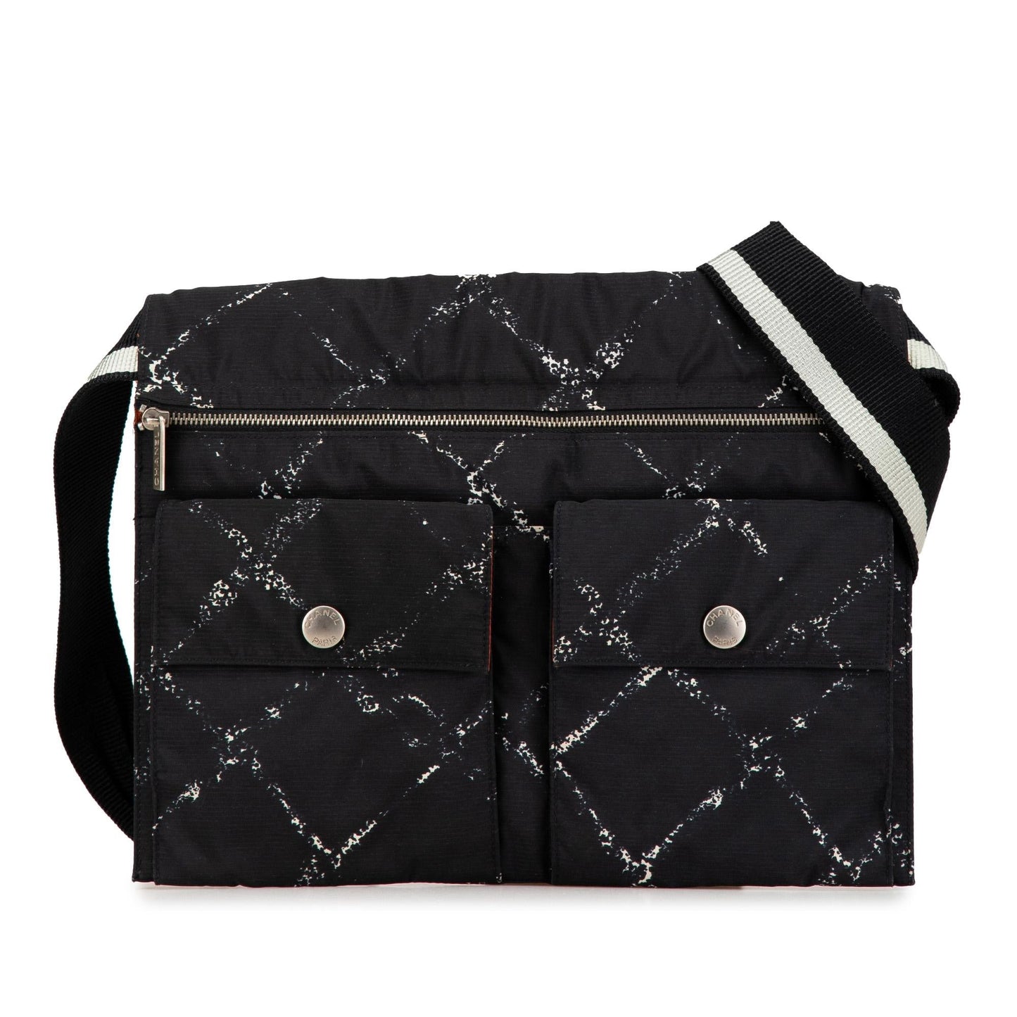 Chanel Old Travel Line Nylon Belt Bag