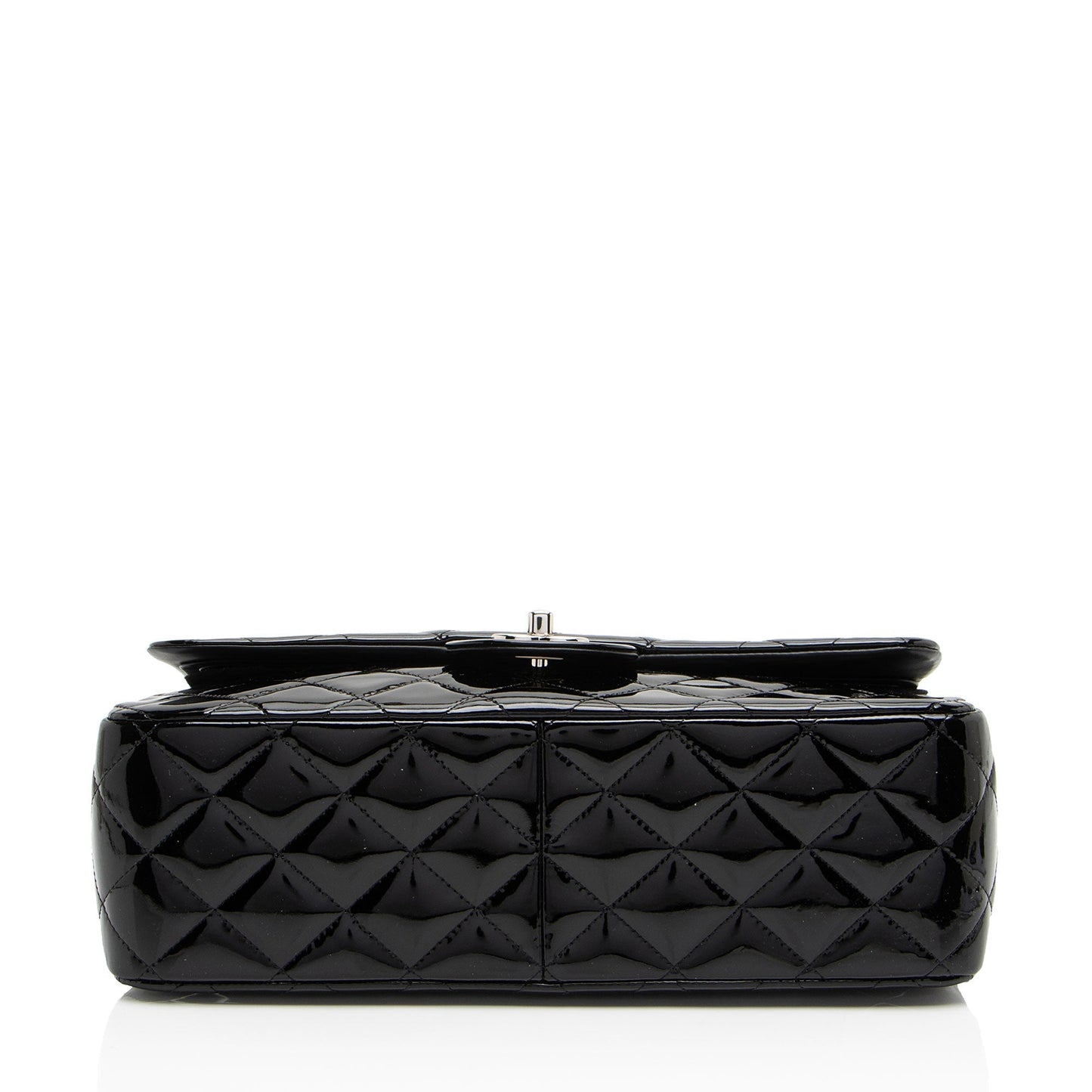 Chanel Patent Leather Classic Jumbo Double Flap Bag