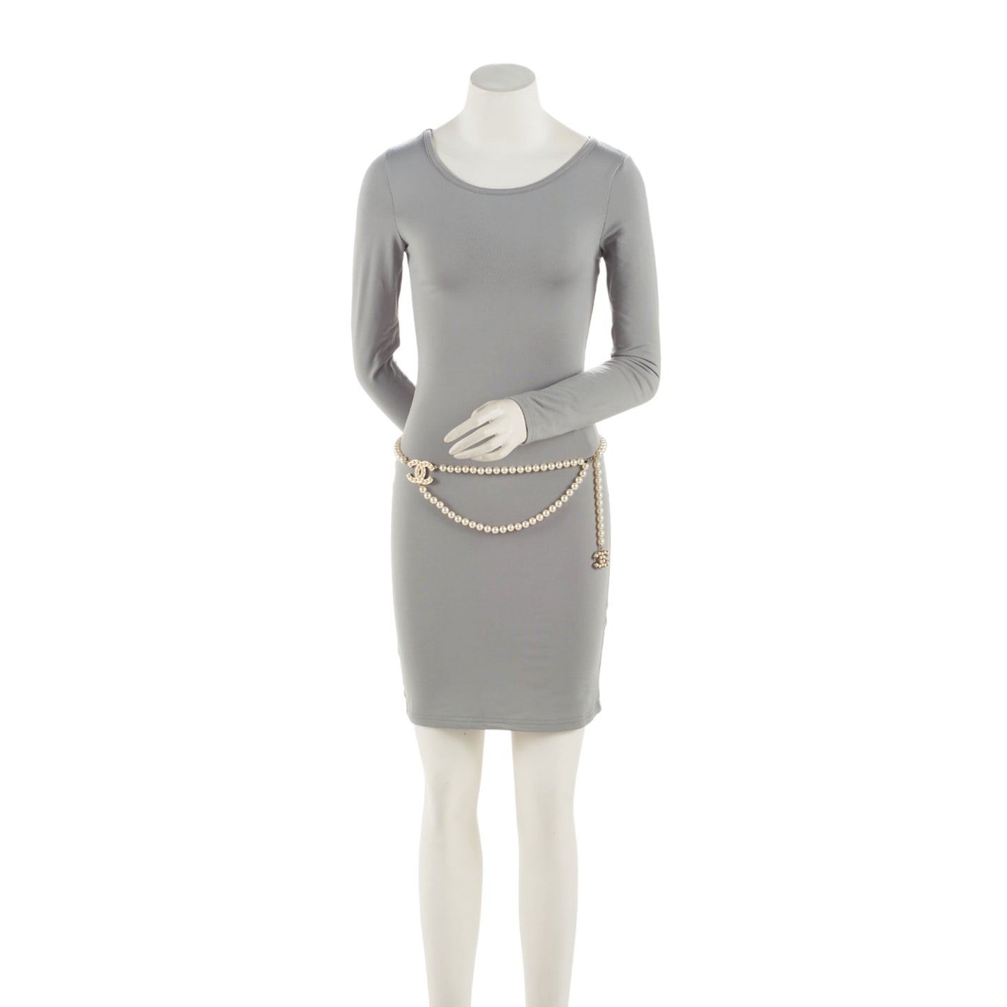 Chanel Pearl CC Chain Belt - Size 37 / 94 (SHF-CSdGHr) Handbag