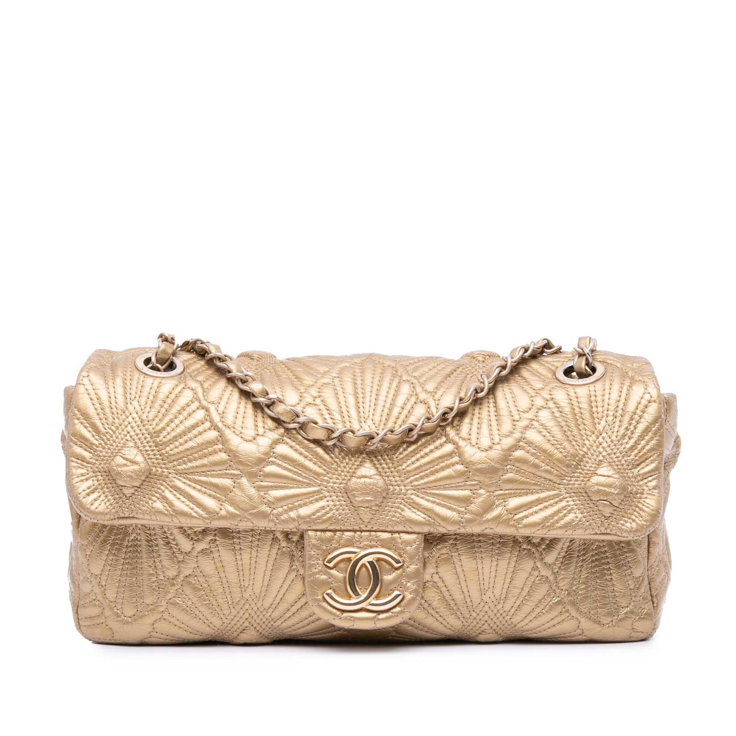 Chanel Quilted Calfskin Ca D'Oro Flap Shoulder Bag