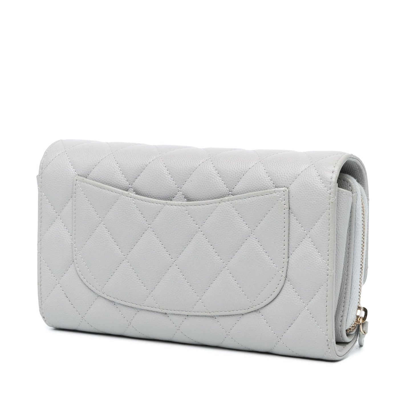Chanel Quilted Caviar Phone Holder Wallet on Chain (SHG-7EdNxL) Crossbody