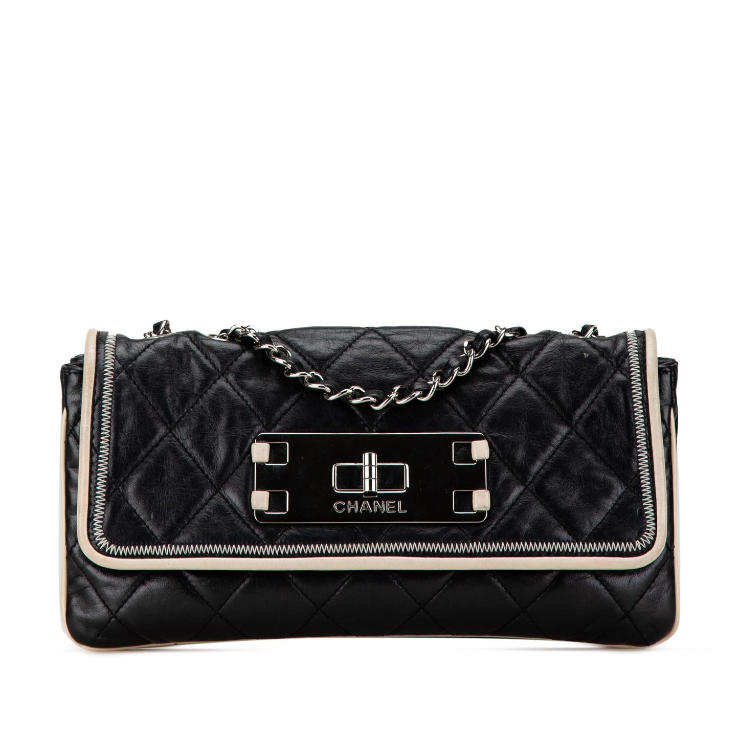 Chanel Quilted Lambskin Reissue East West Flap