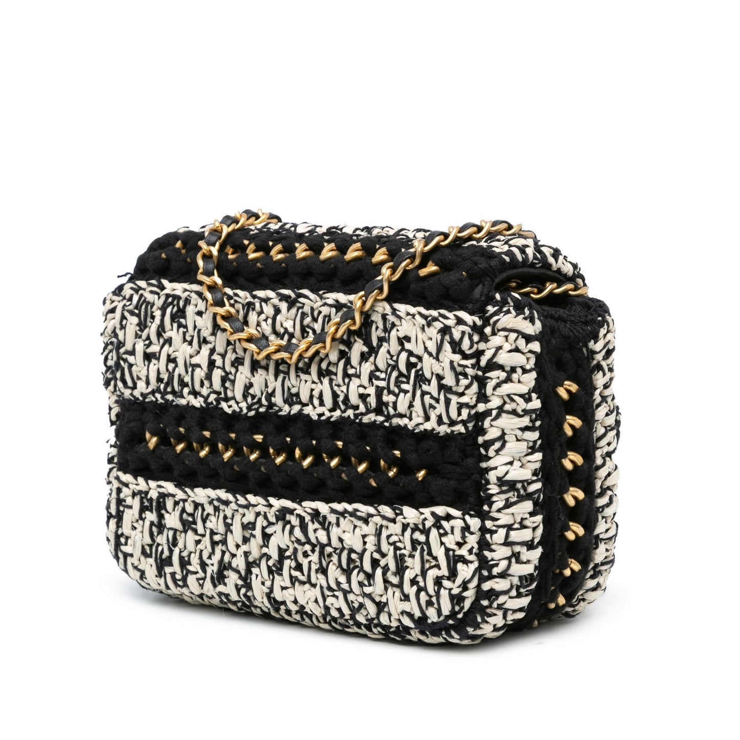 Chanel Raffia Braided with Love Flap (SHG-zcQsdu) Crossbody
