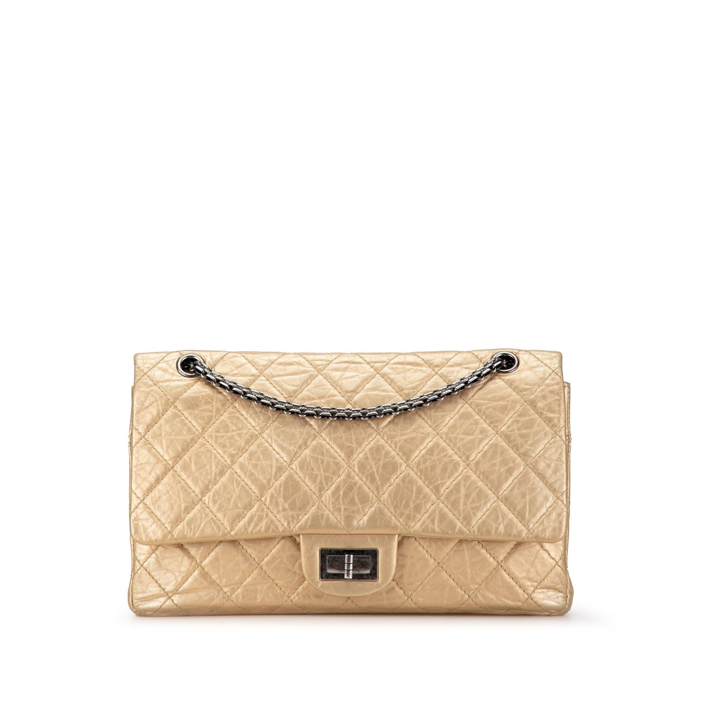 Chanel Reissue 2.55 Aged Calfskin Double Flap 227 Shoulder Bag